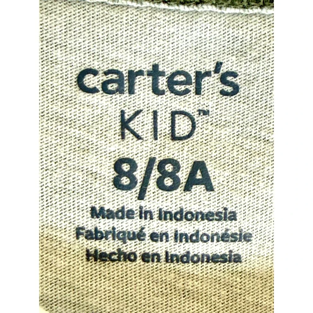 Carter's Girls Size 8 Dress Adaptive Pullover Knee Length Rainbows Boho Modern